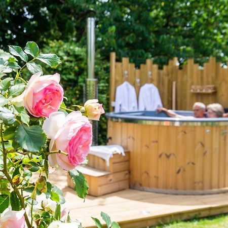 Cabane En Bois Avec Bain Nordique Asnieres-sur-Vegre 外观 照片